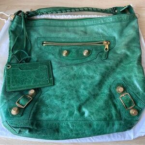 Balenciaga Bag Vert Gazon